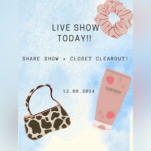 !! like this listing to get notified when i go live!